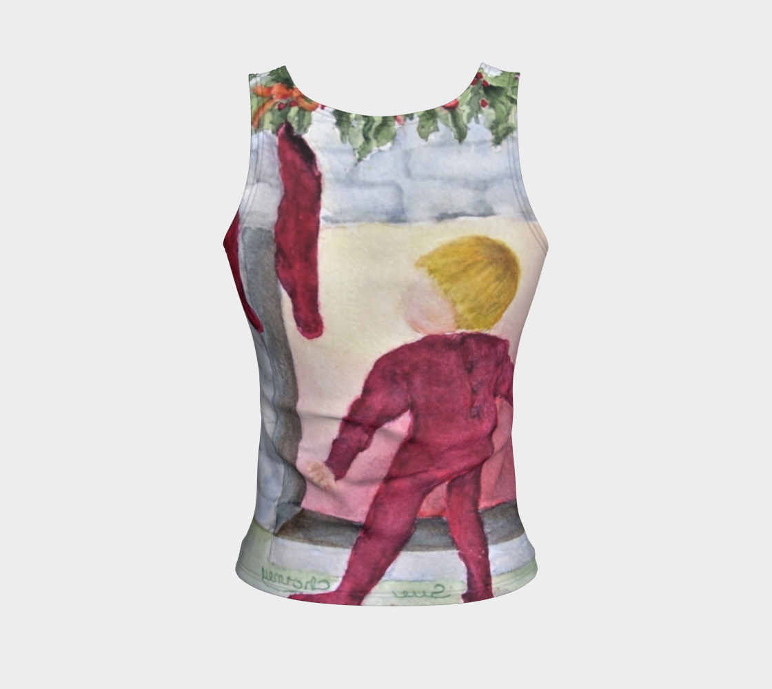 Christmas Eve Fitted Tank Top preview #2