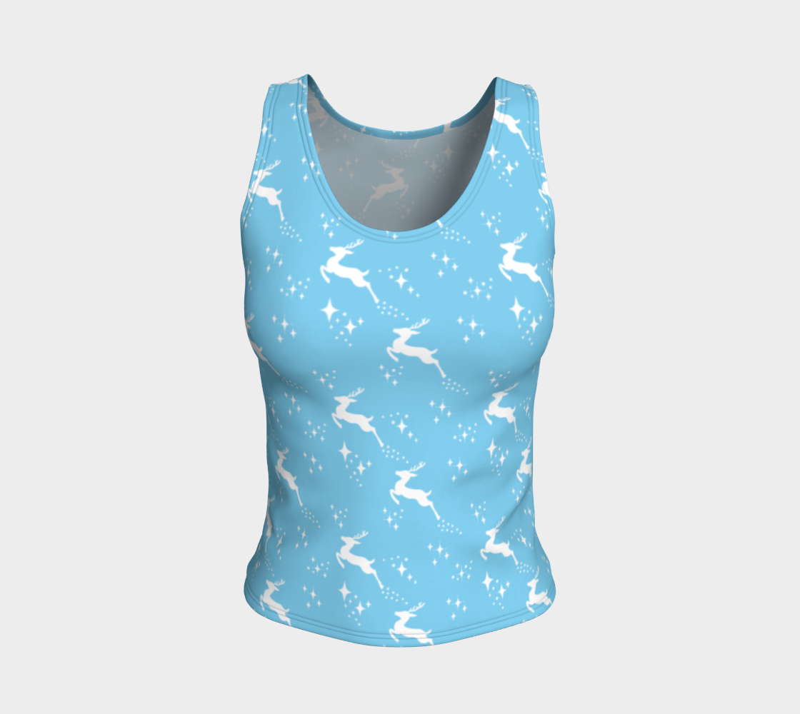 Let it snow, Deer Fitted Tank preview