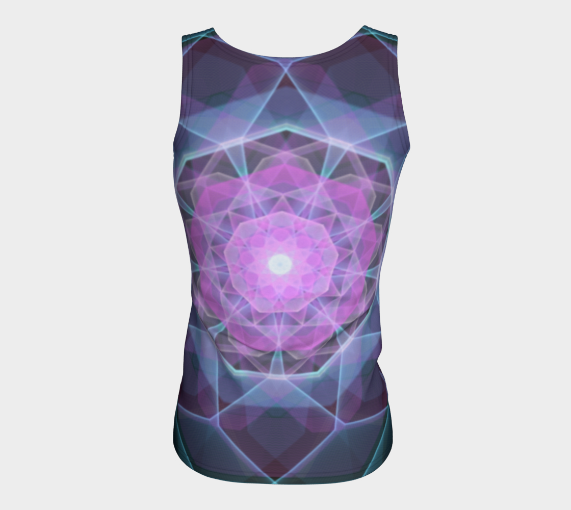 Gemstone Mandala Fitted Tank Top preview #6