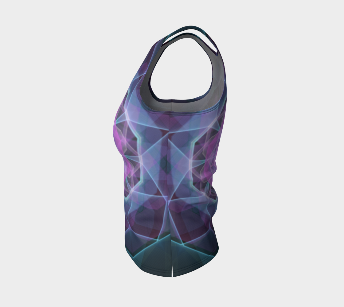 Gemstone Mandala Fitted Tank Top preview #3