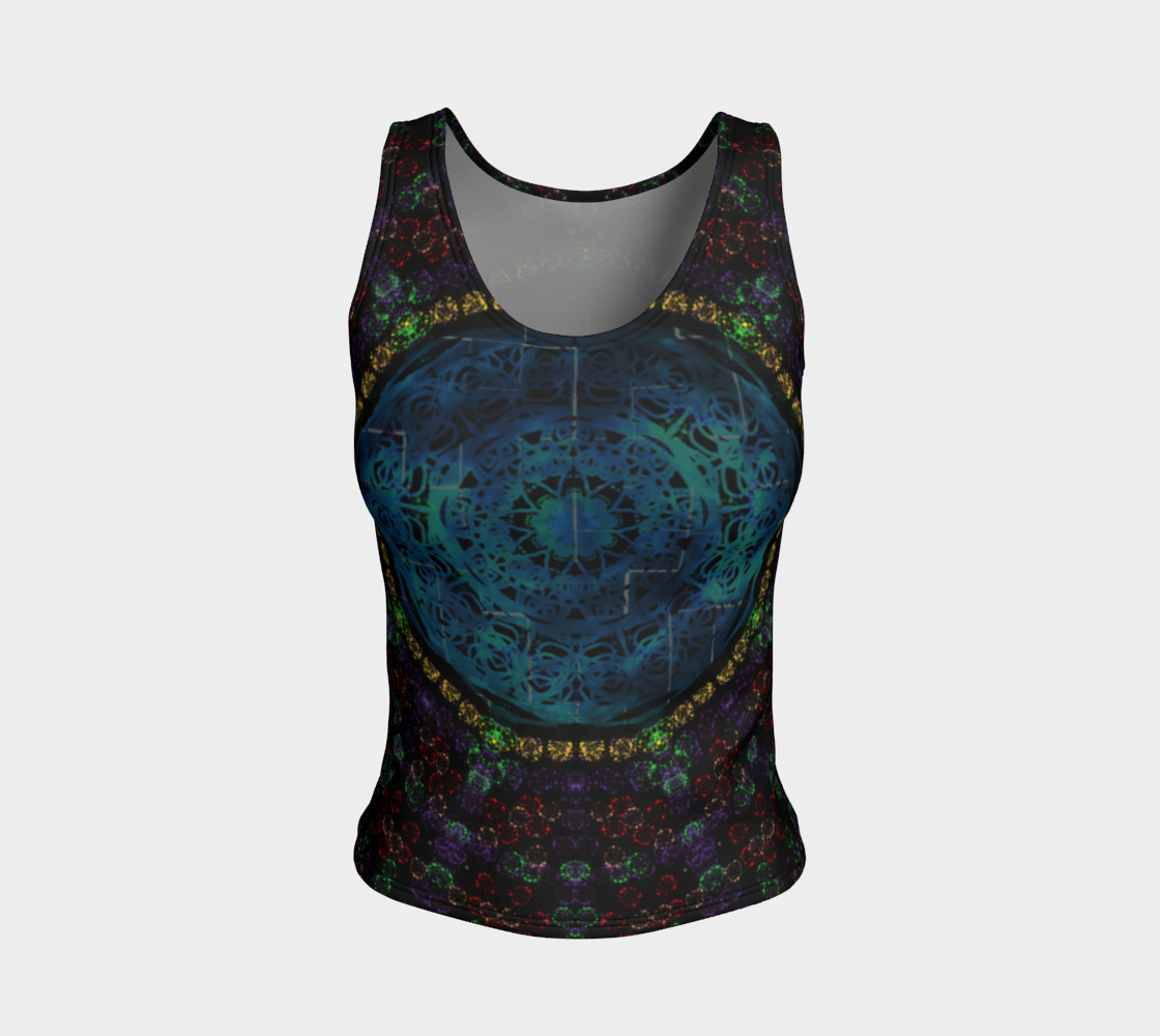 Peaceful Paint Fitted Tank Top preview