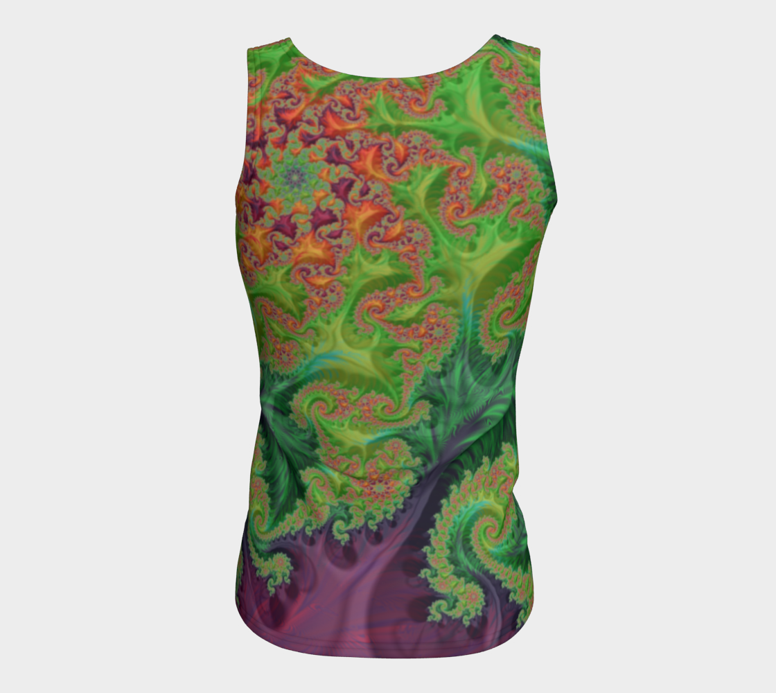 Edible Flower Fitted Tank Top preview #6