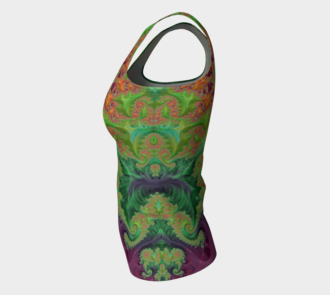 Edible Flower Fitted Tank Top preview #7