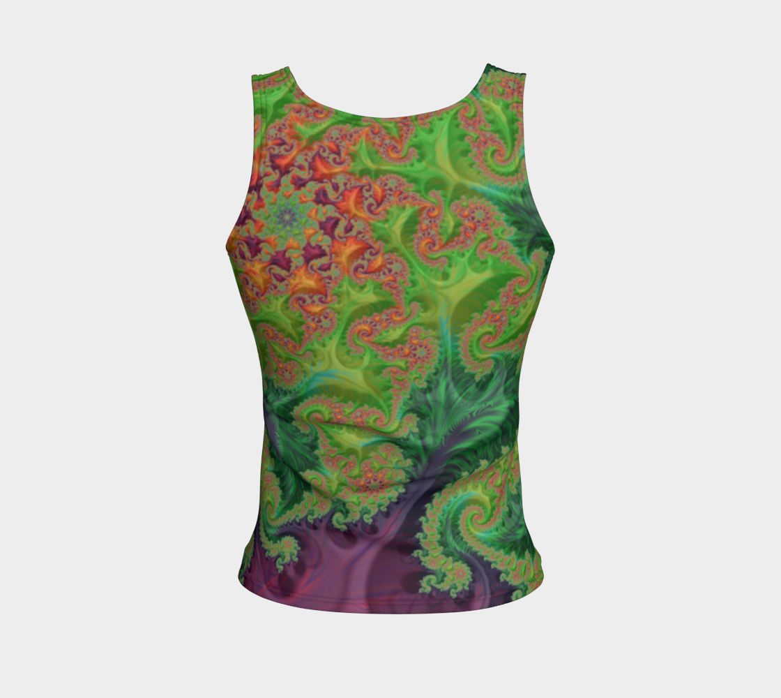 Edible Flower Fitted Tank Top preview #2