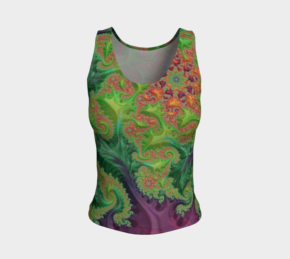 Edible Flower Fitted Tank Top preview #1