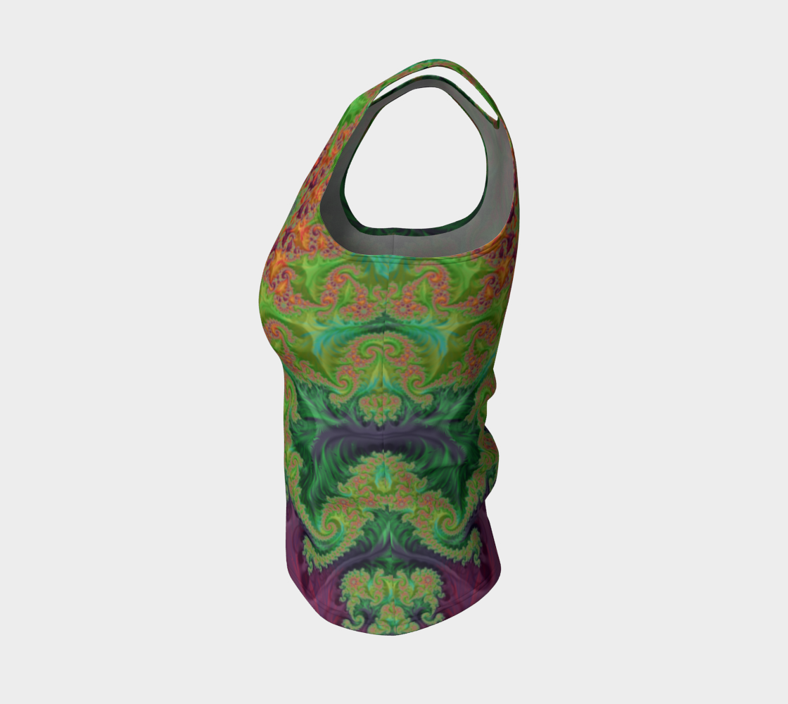 Edible Flower Fitted Tank Top preview #3