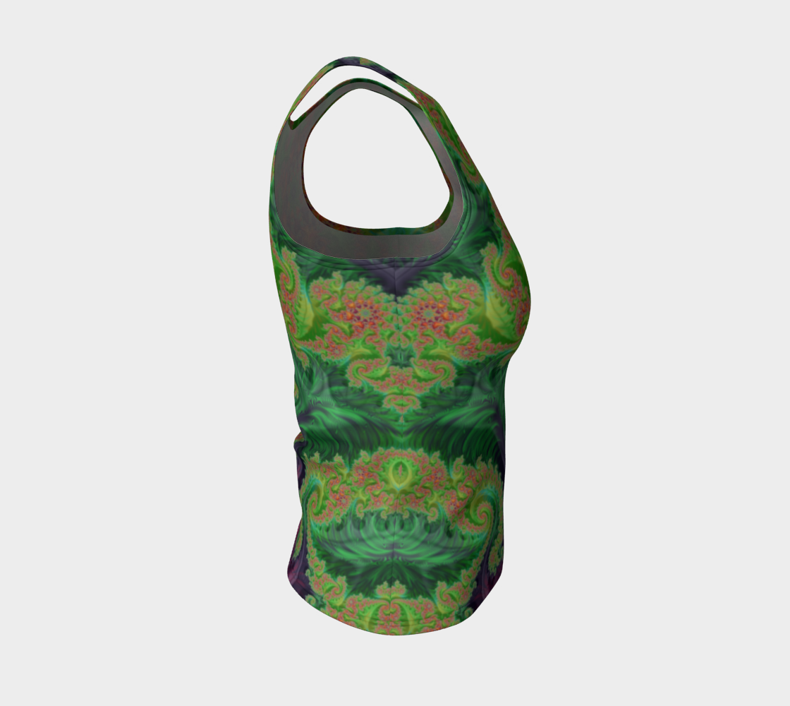 Edible Flower Fitted Tank Top preview #4