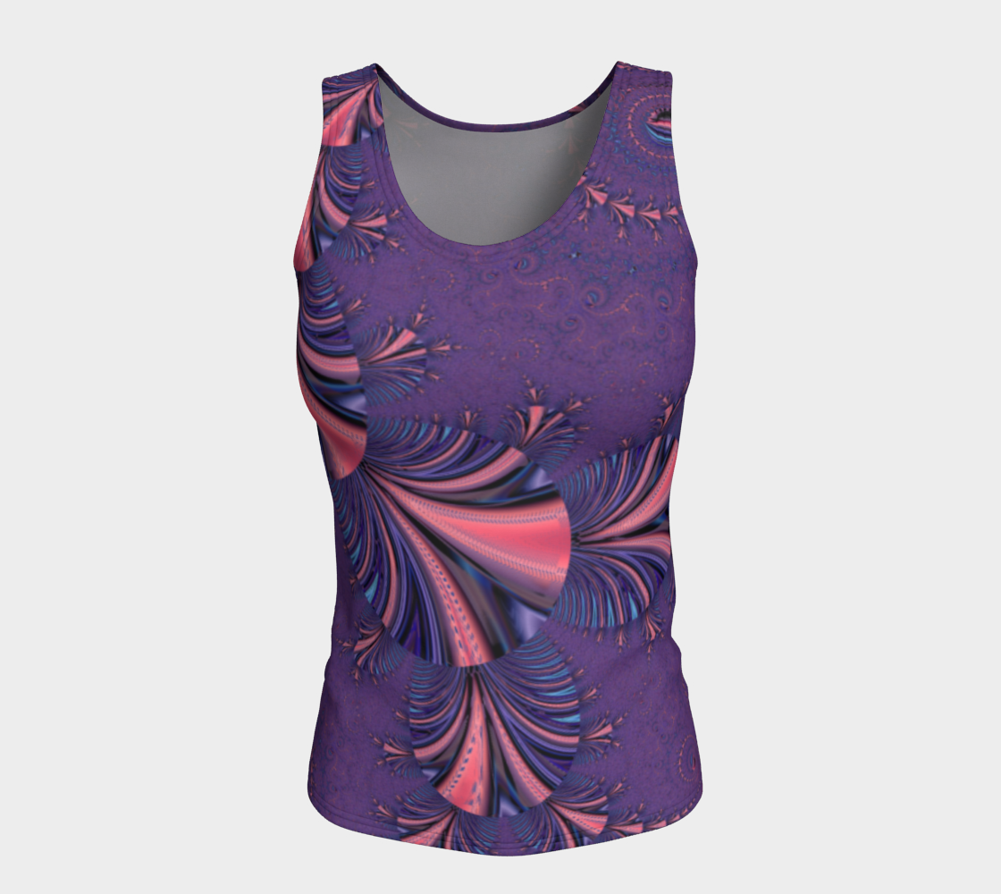 Purple Floral Flourish Stylish Design preview #5