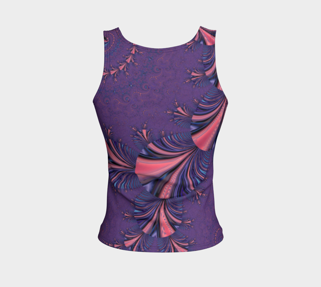 Purple Floral Flourish Stylish Design preview #2