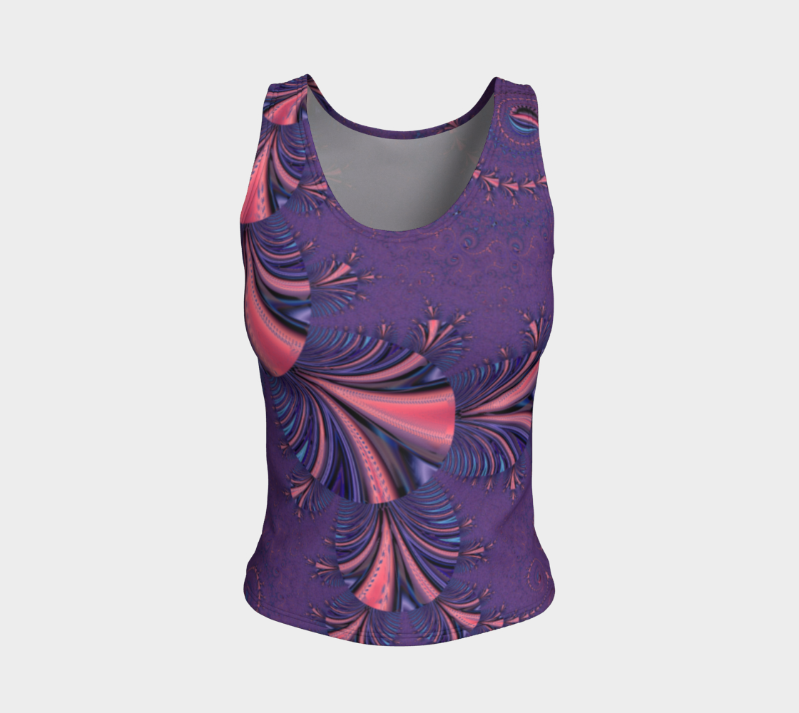 Purple Floral Flourish Stylish Design preview #1
