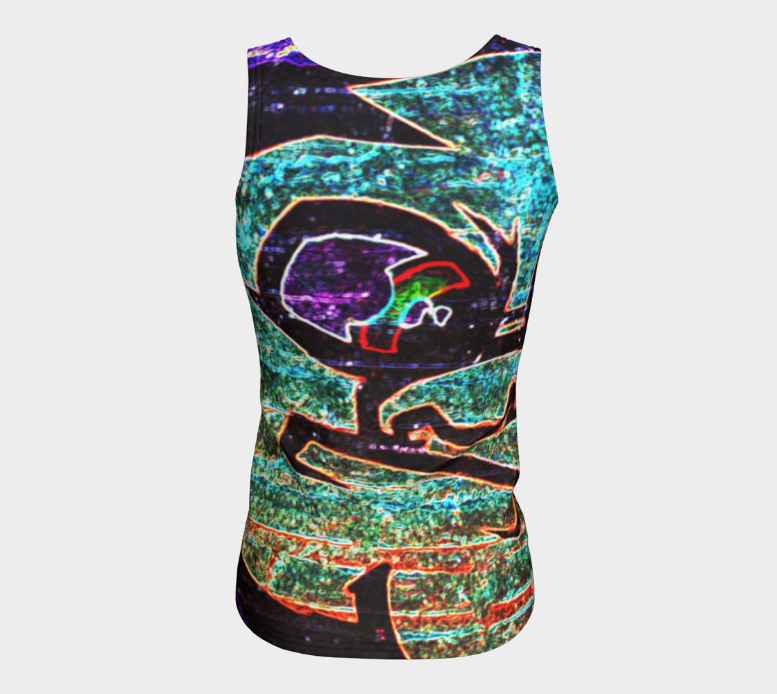 Graffiti 7 Fitted Tank Top preview #6