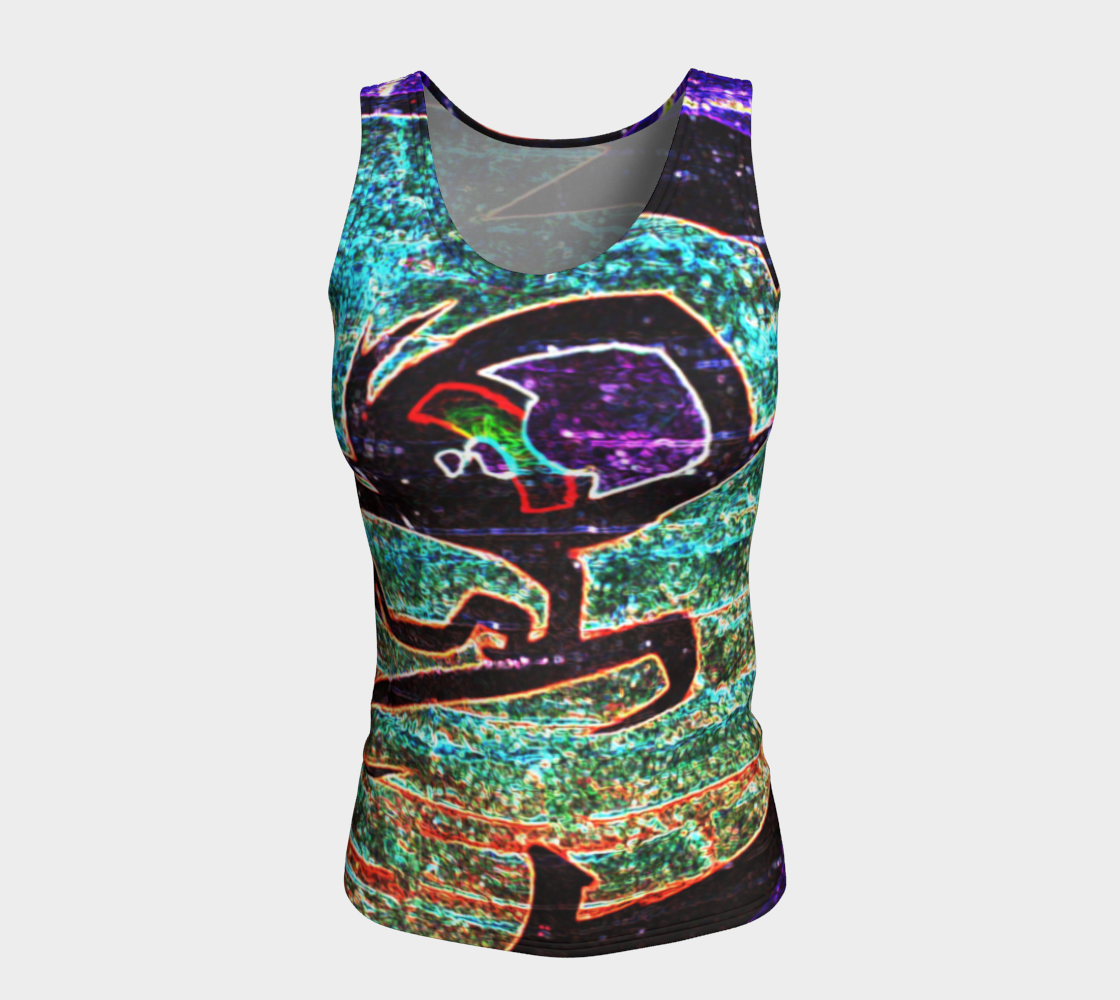 Graffiti 7 Fitted Tank Top preview #5
