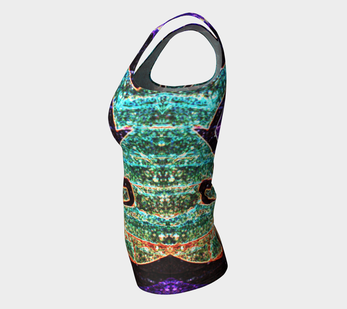 Graffiti 7 Fitted Tank Top preview #7