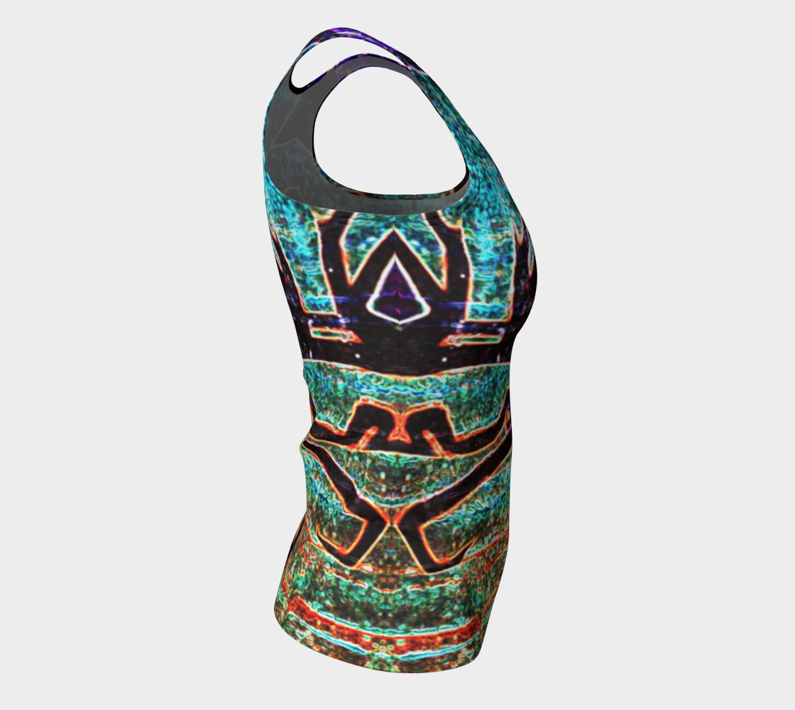 Graffiti 7 Fitted Tank Top preview #8