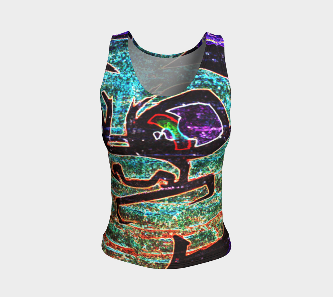 Graffiti 7 Fitted Tank Top preview #1