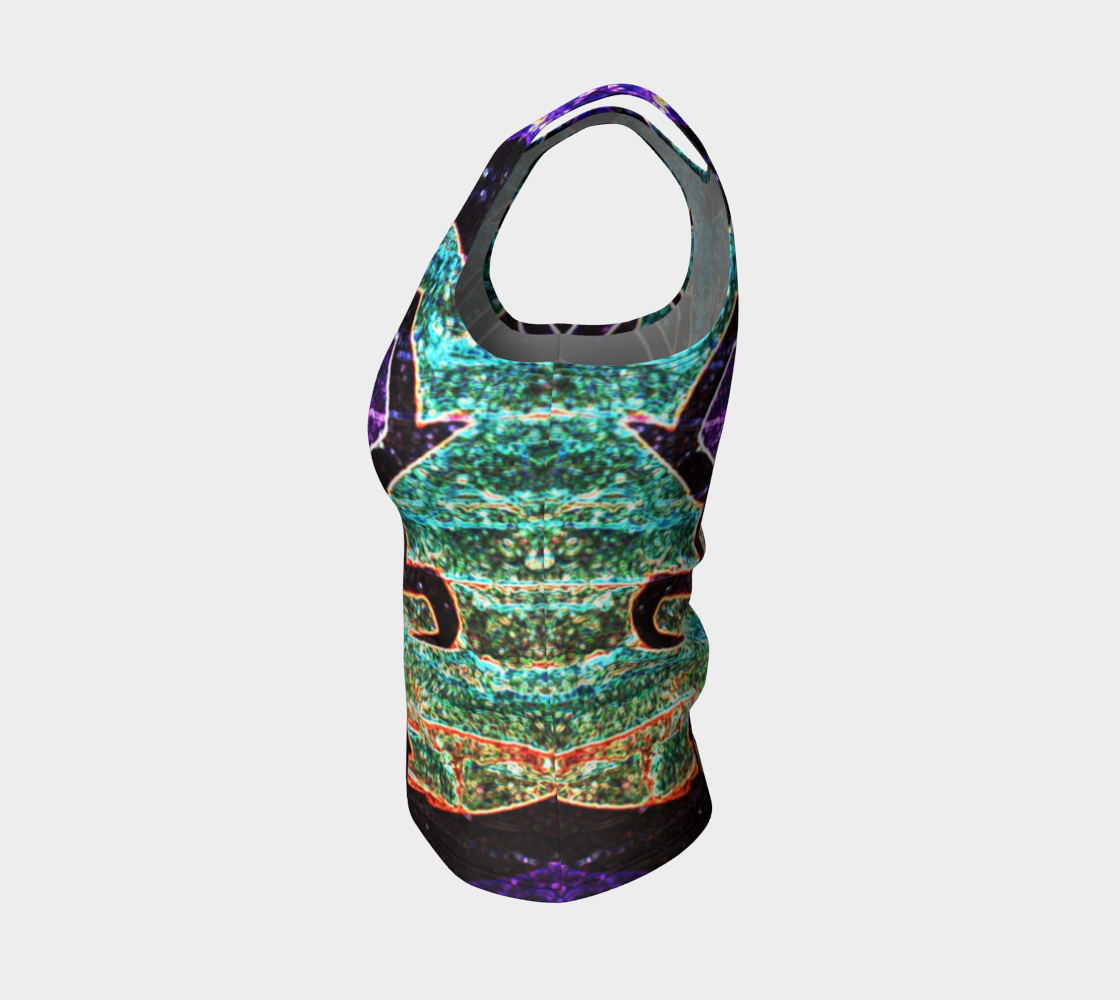 Graffiti 7 Fitted Tank Top preview #3