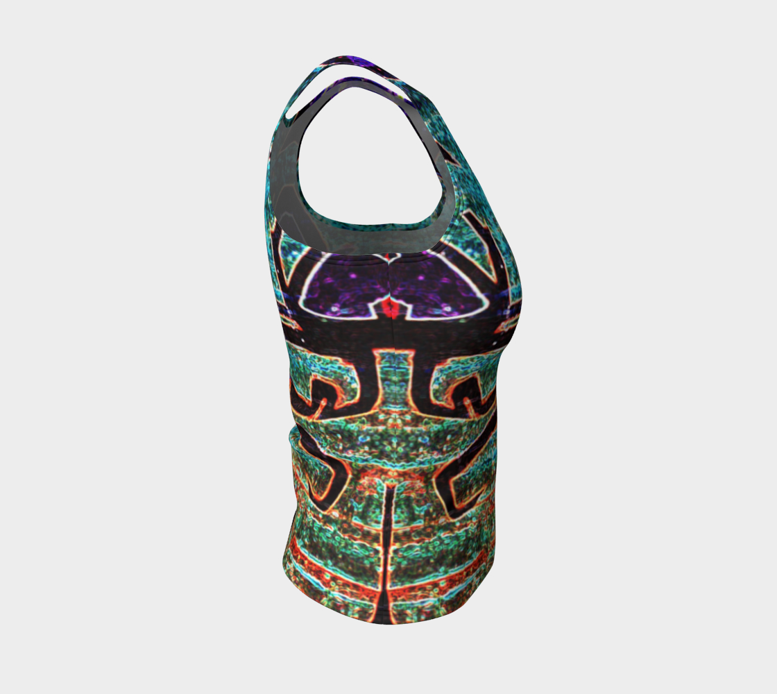 Graffiti 7 Fitted Tank Top preview #4
