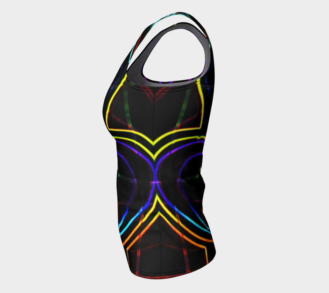 Graffiti 10 Fitted Tank Top preview #7
