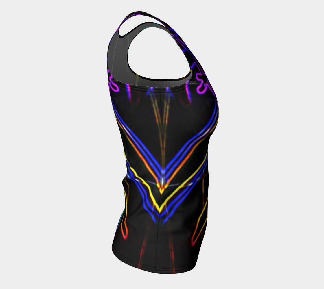 Graffiti 10 Fitted Tank Top preview #8