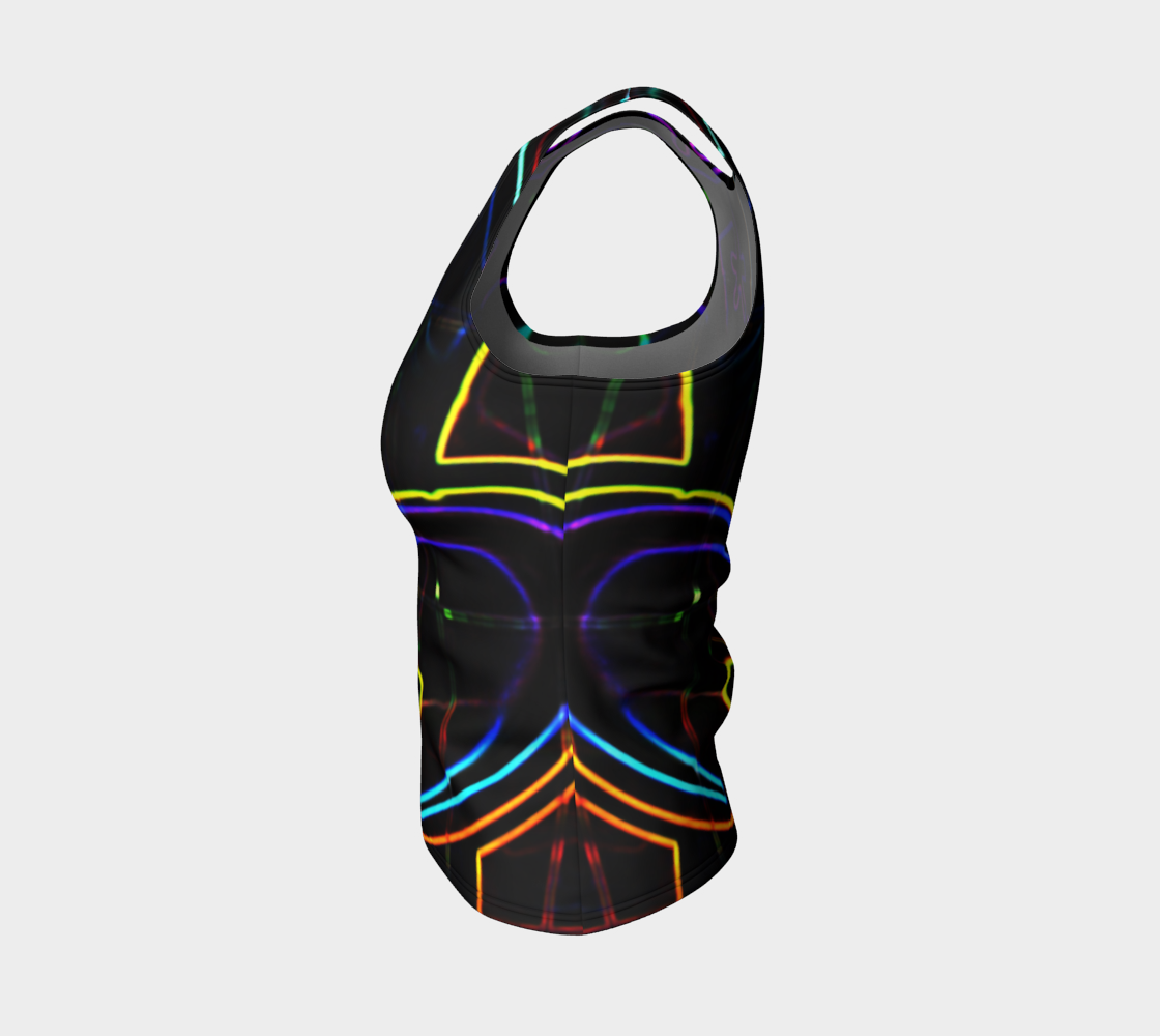 Graffiti 10 Fitted Tank Top preview #3