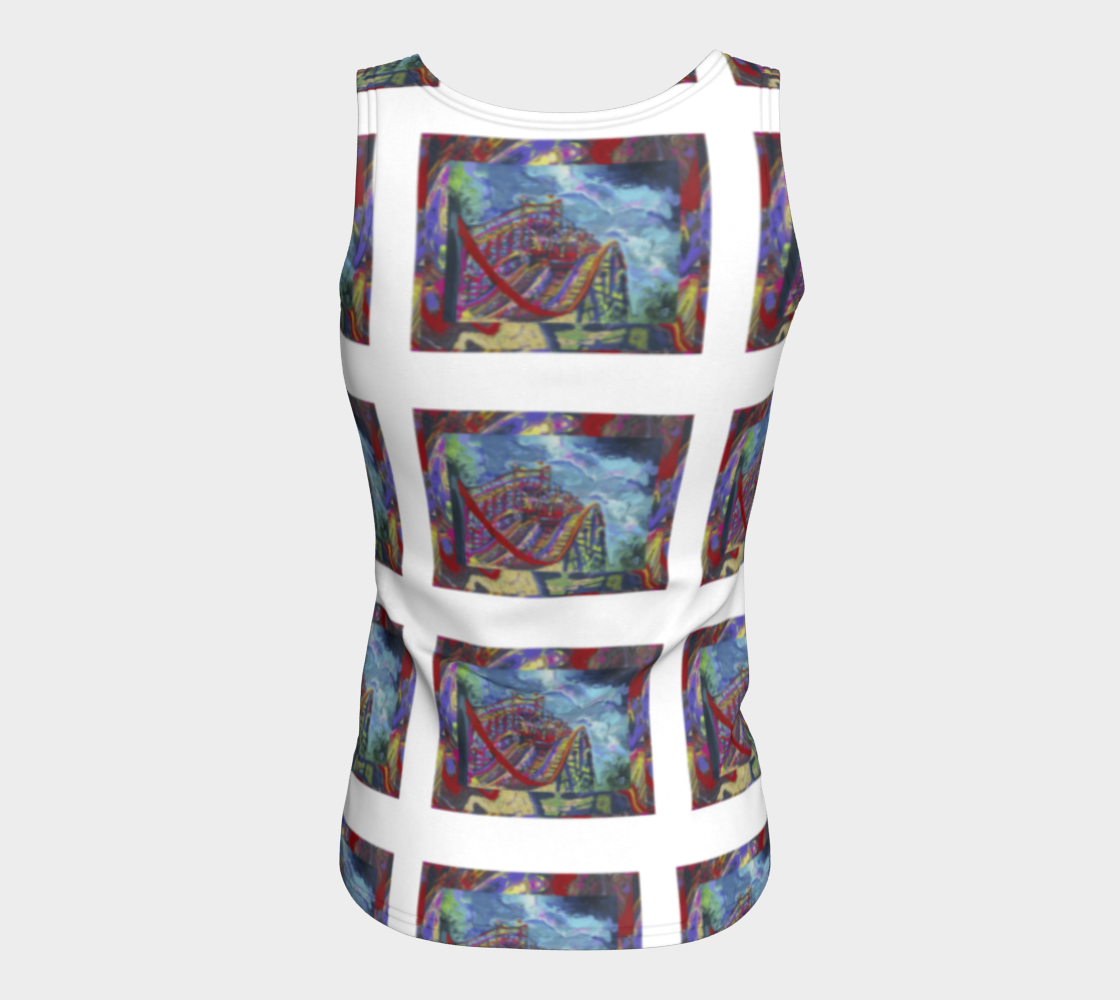 Racing Coaster Postcard Tank Top preview #6