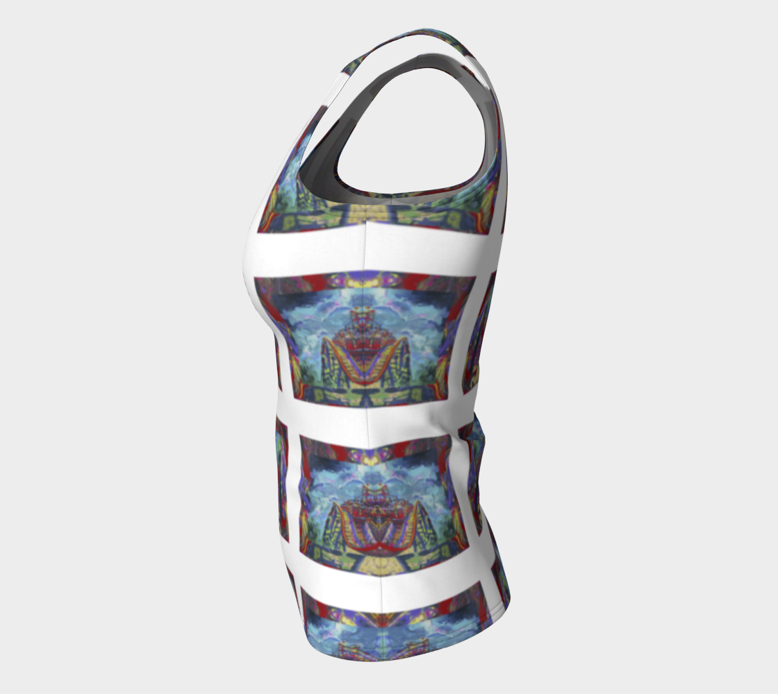 Racing Coaster Postcard Tank Top preview #7
