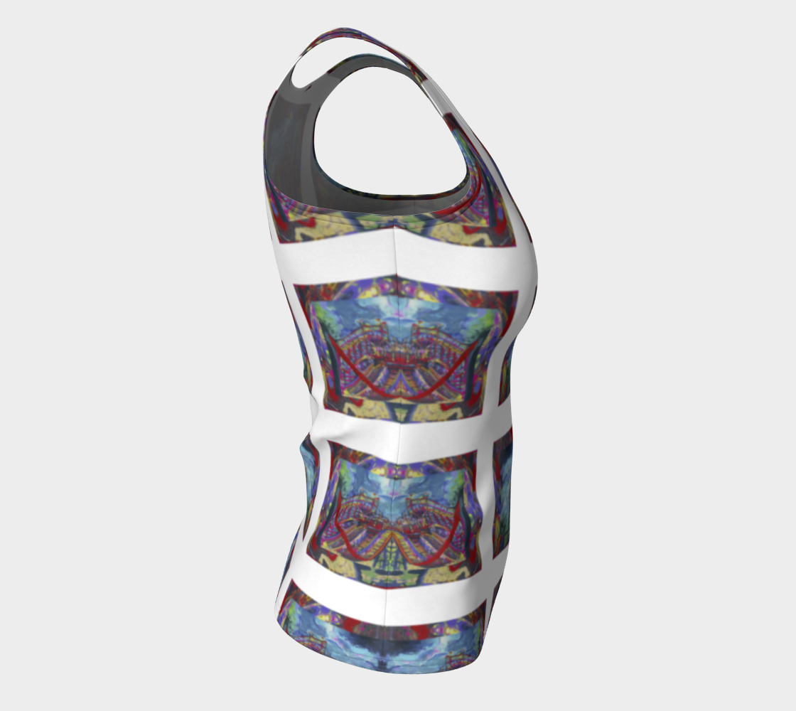 Racing Coaster Postcard Tank Top preview #8