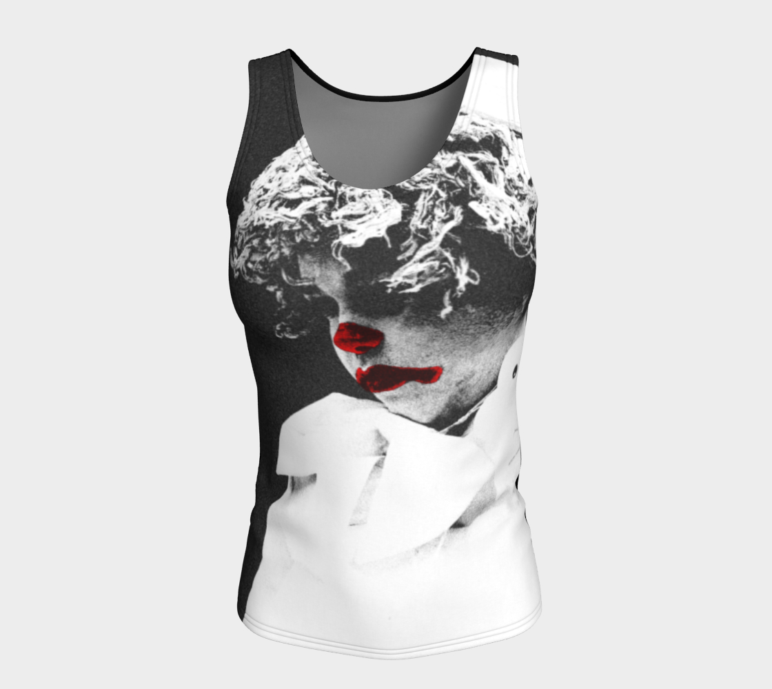 Clown 3 Fitted Tank Top preview #5