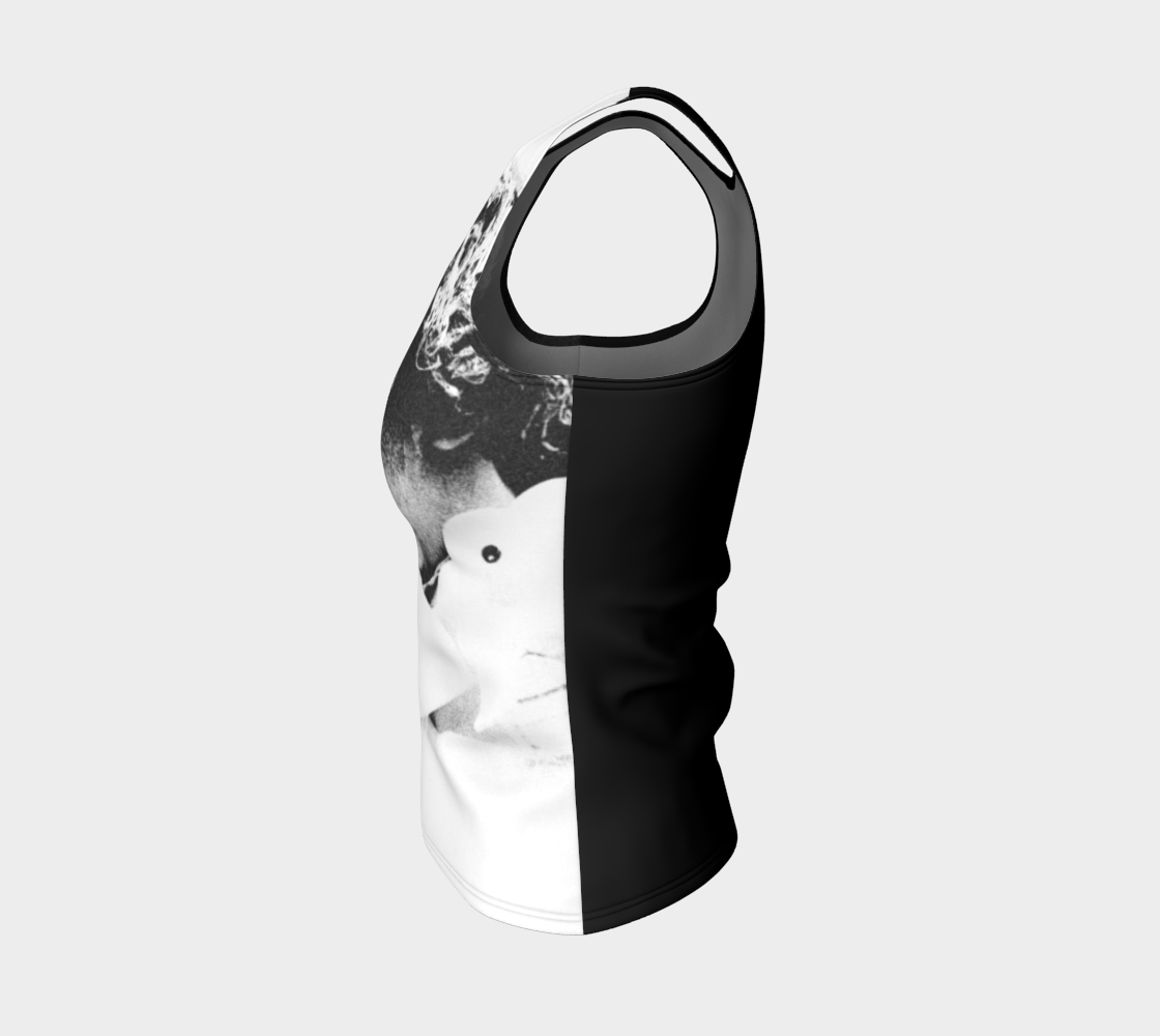Clown 3 Fitted Tank Top preview #3