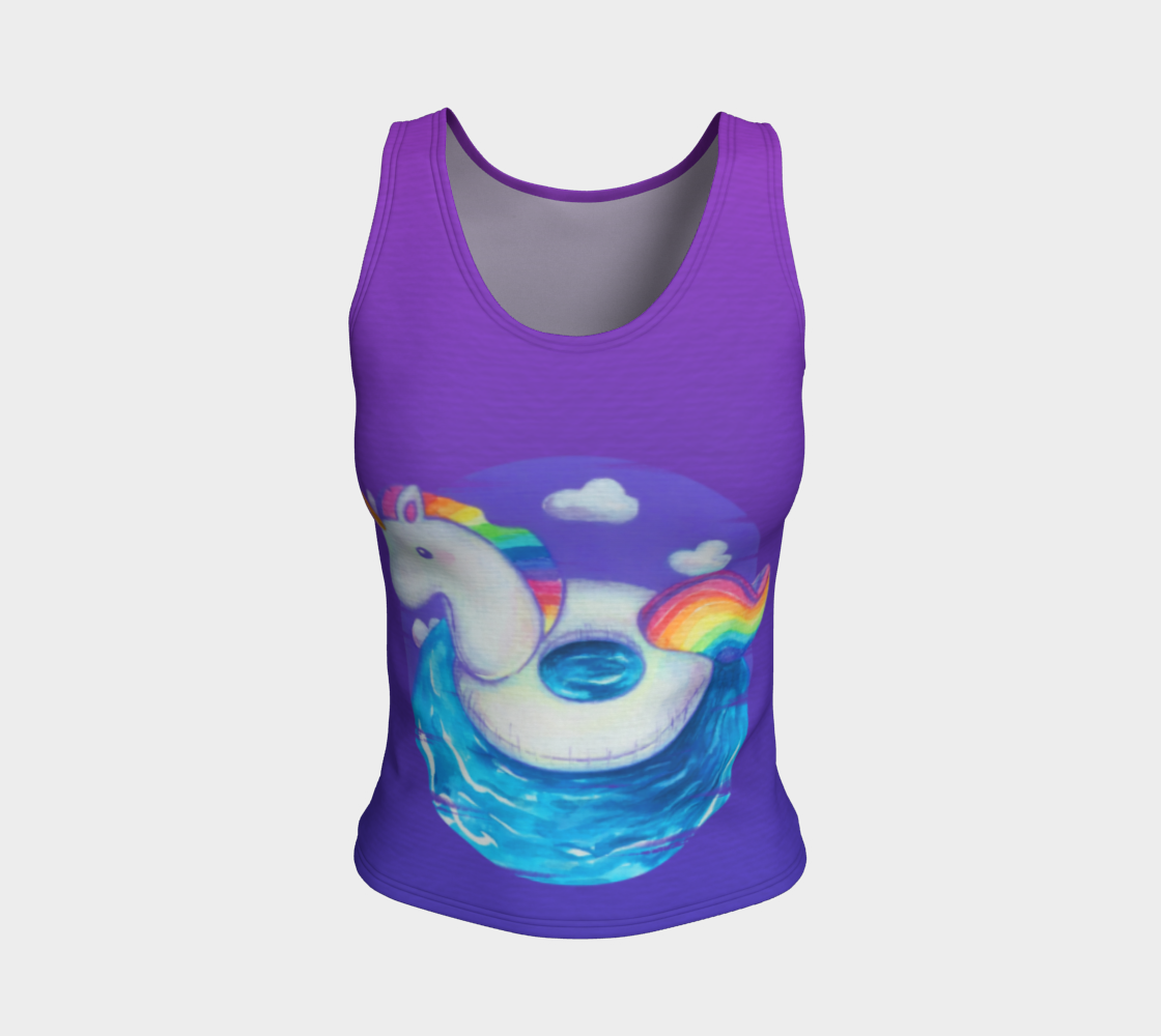 Unicorn Float Fit Tank Top  preview