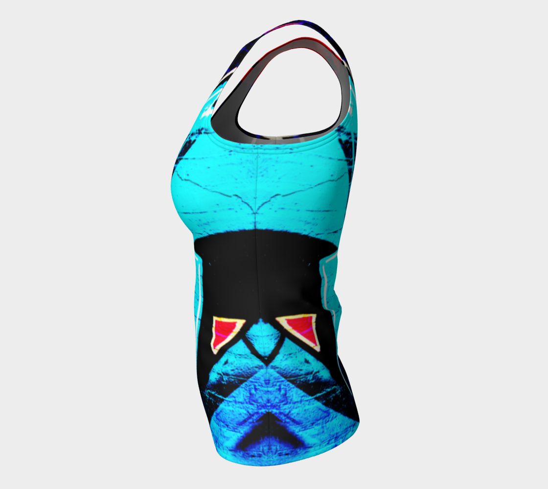 Graffiti 14 Fitted Tank Top preview #7
