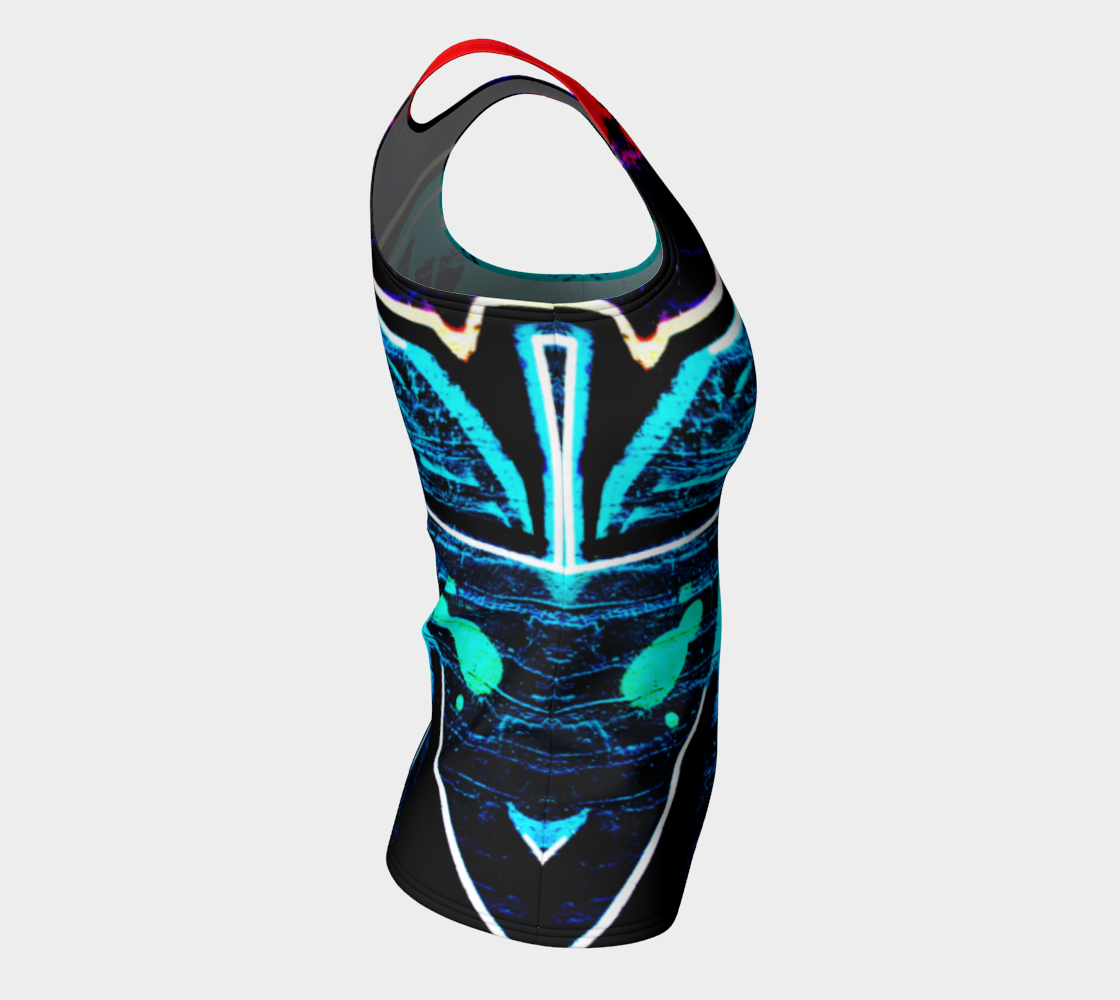 Graffiti 14 Fitted Tank Top preview #8
