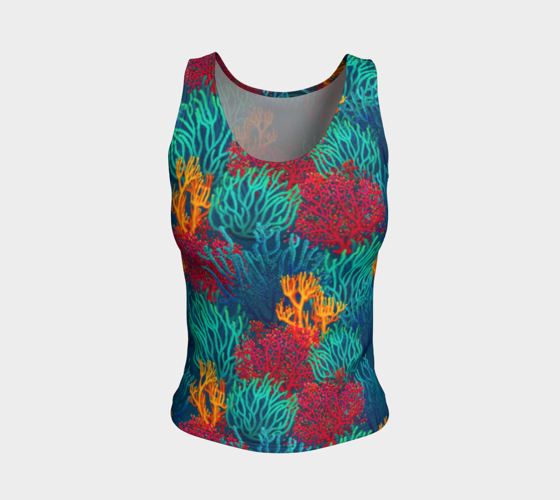 Corals Fit Tank Top  preview