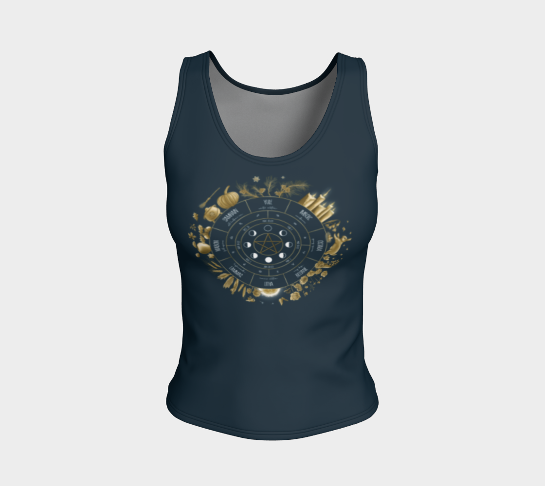 Wheel of the year Tank top preview