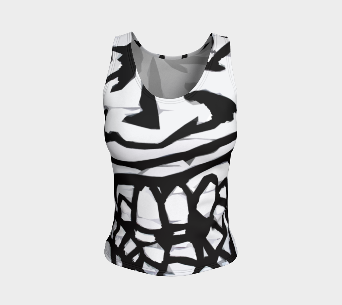 Graffiti 16 Fitted Tank Top preview