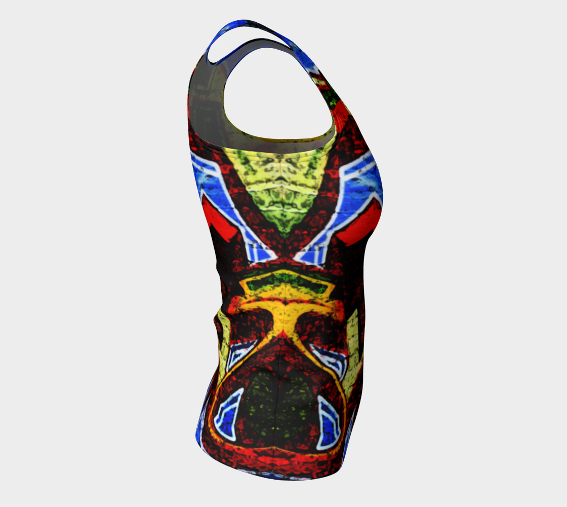 Graffiti 17 Fitted Tank Top preview #8