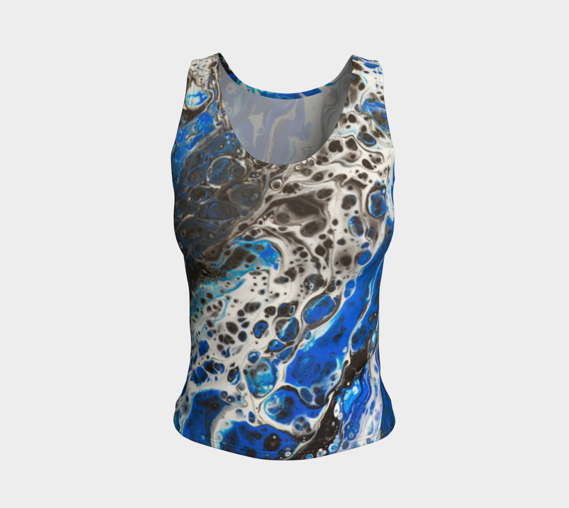 Brilliant Blue Fitted Tank Top preview