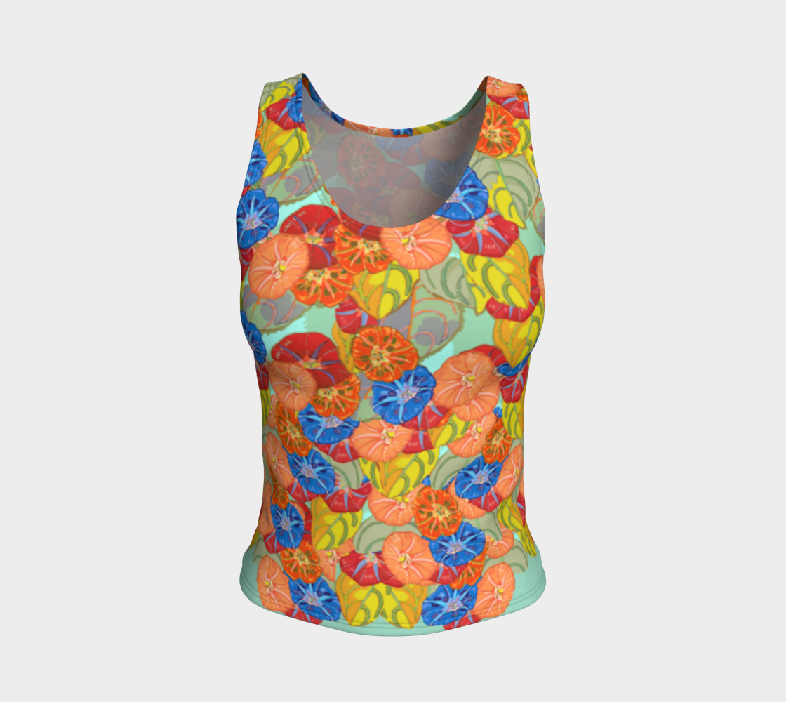 Hot Floral Fitted Tank Top preview
