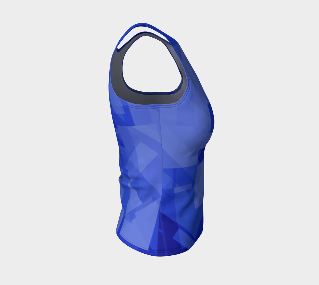 Blue is Better Fitted Tank Top preview #4