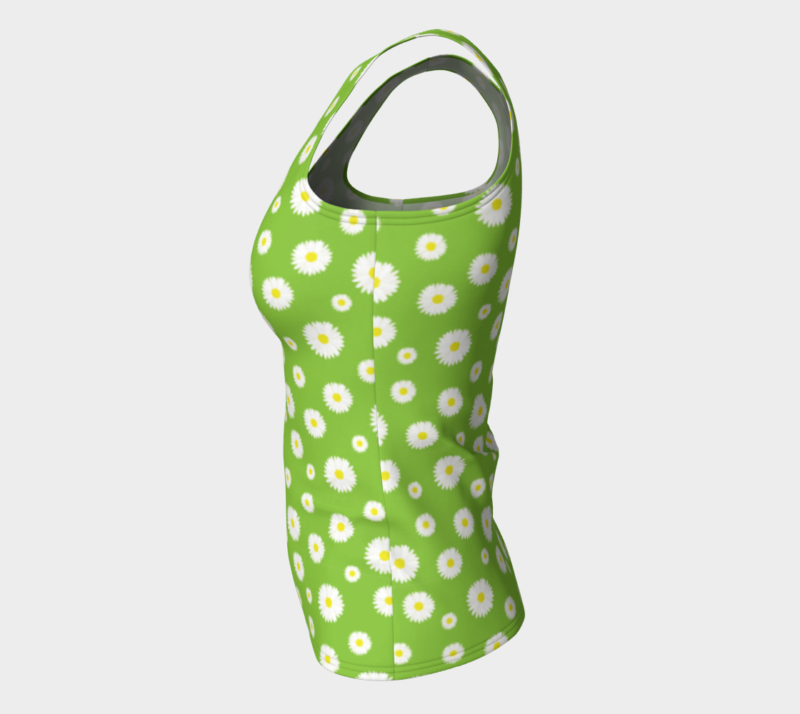 Daisy, Daisy Fitted Tank - Green preview #7
