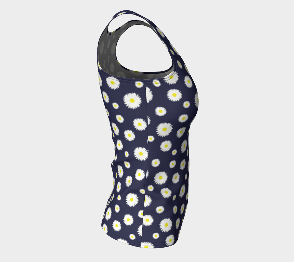Daisy, Daisy Fitted Tank - Navy preview #8