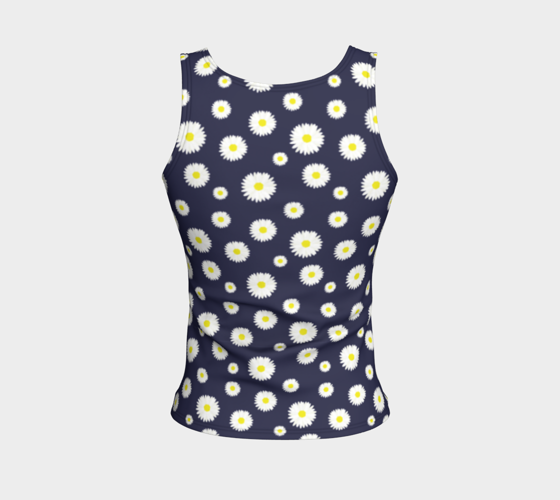 Daisy, Daisy Fitted Tank - Navy preview #2