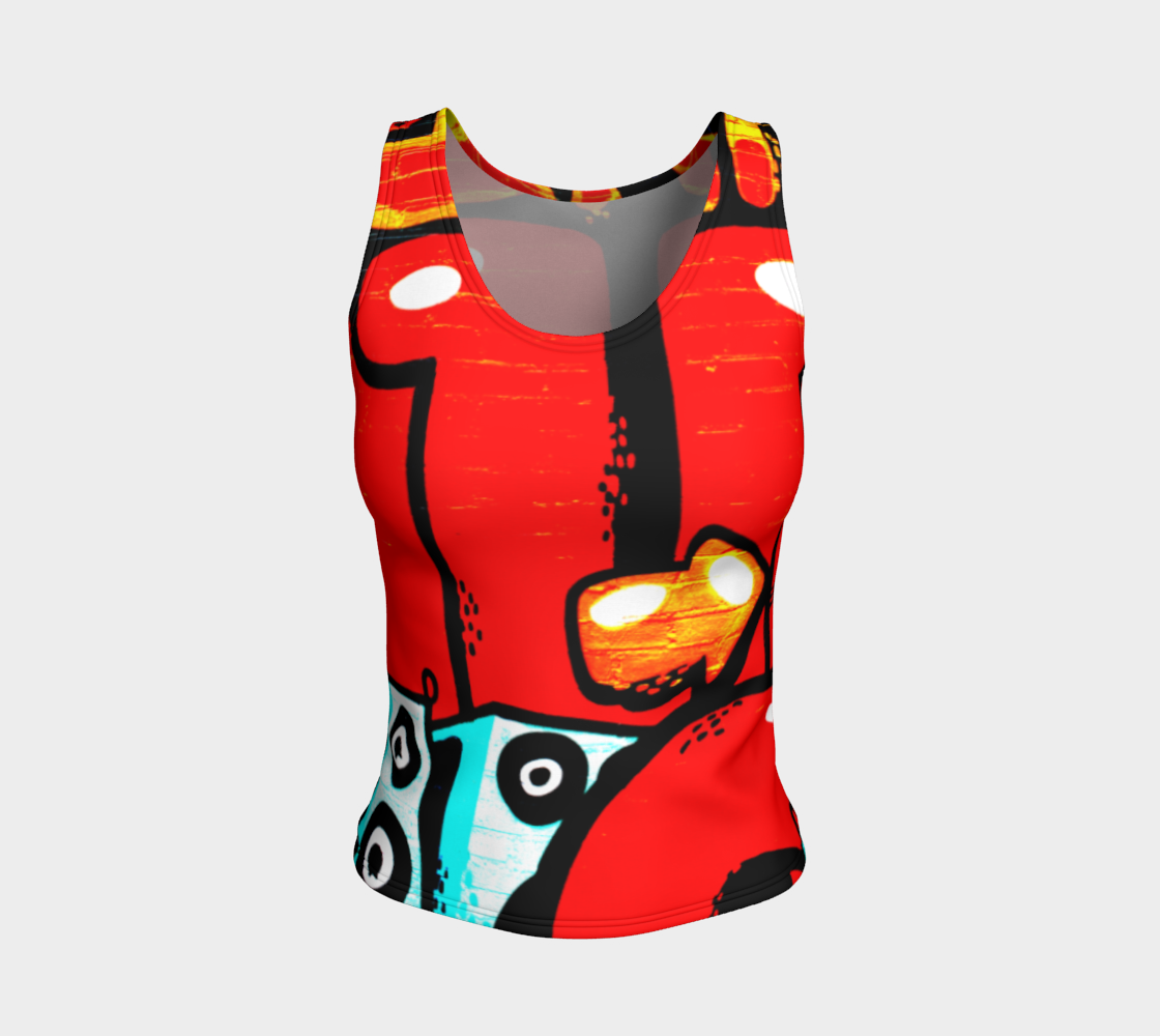 Graffiti 19 Fitted Tank Top preview