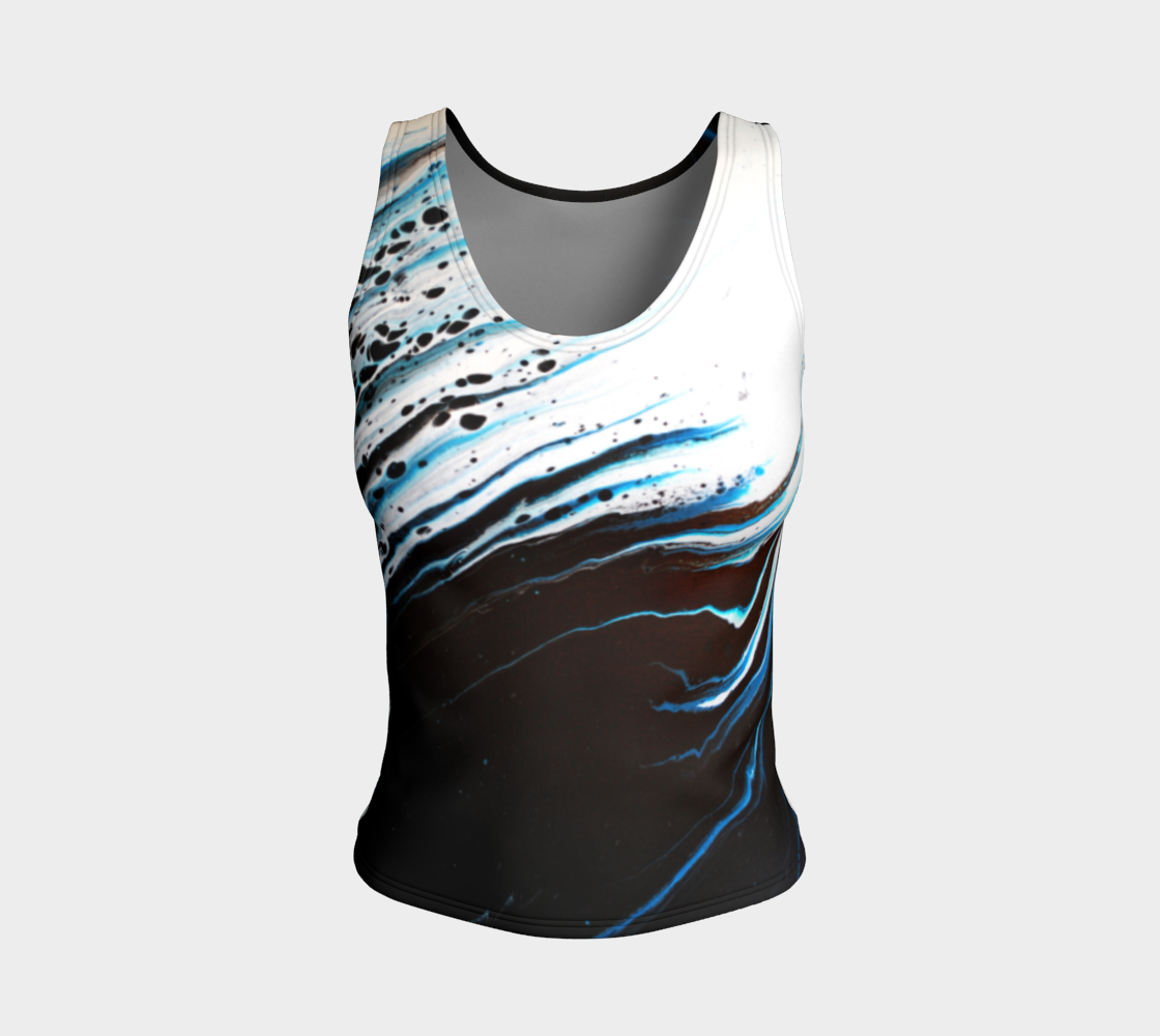 Blue Ice - Fitted Tank Top preview