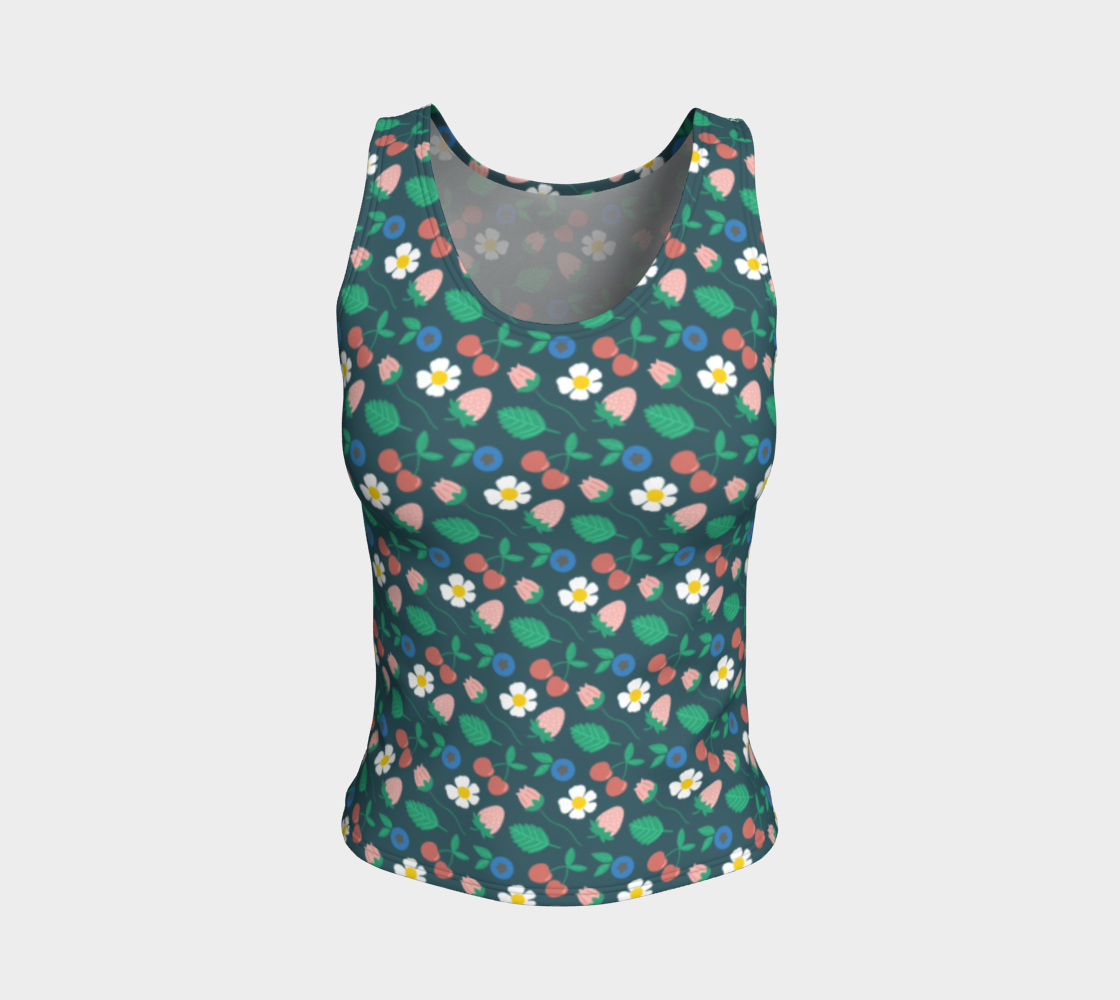 Berries Fitted Tank Top  preview