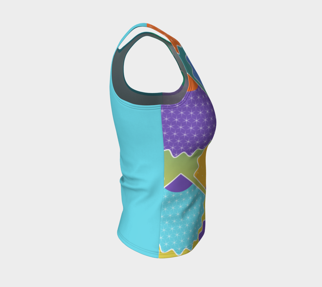 Colorful Shells Fitted Tank Top thumbnail #5