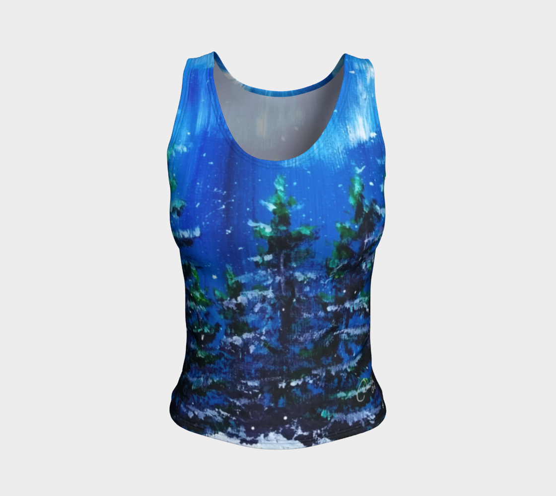 Michigan Winter Fitted Tank Top preview