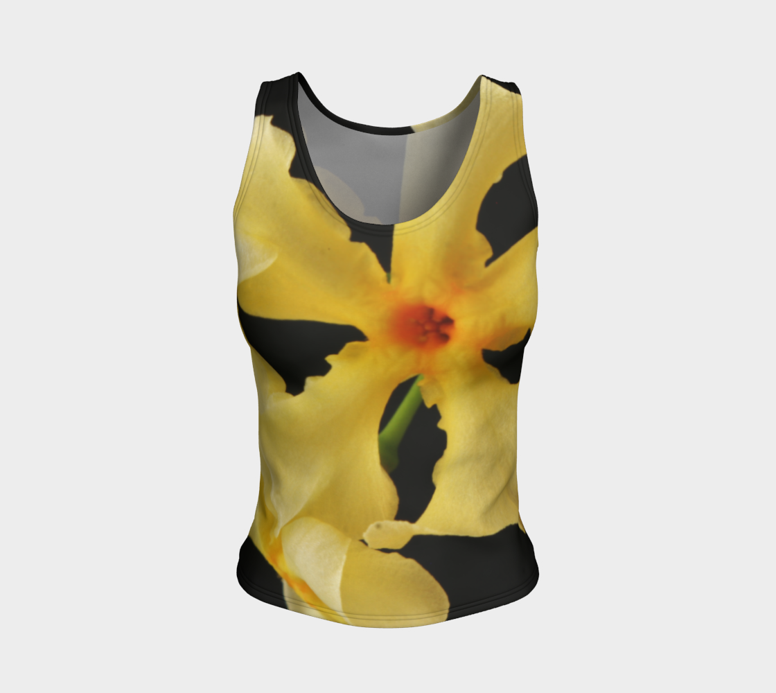 Star Jasmine Flower Fitted Tank Top preview