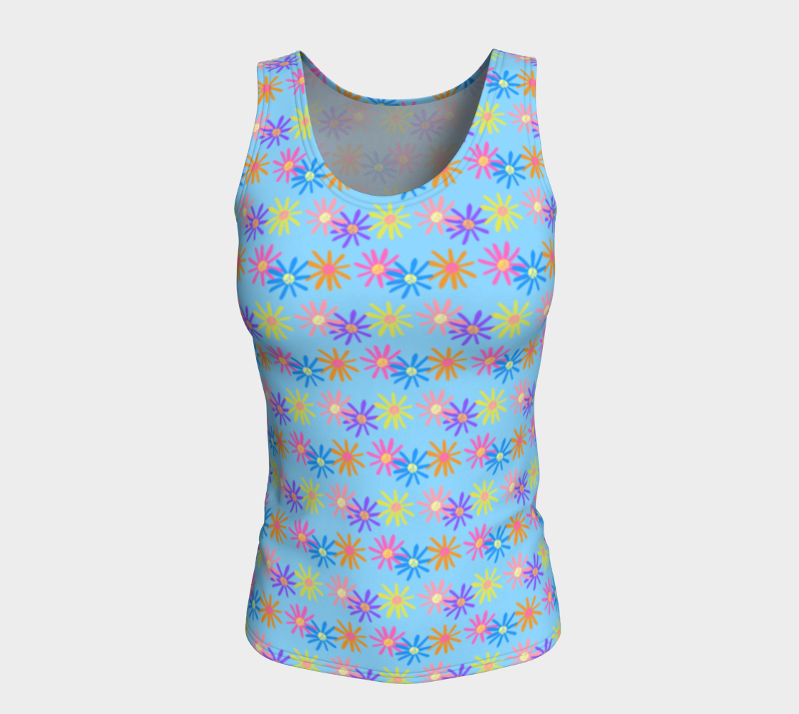 Daisies on Blue preview #5