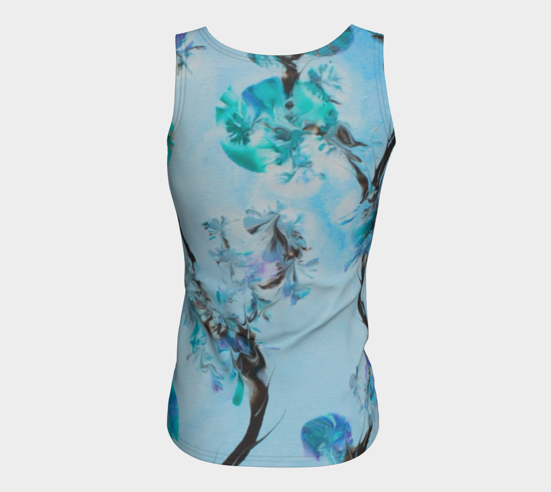 Fairy Garden Fitted Tank Top preview #6